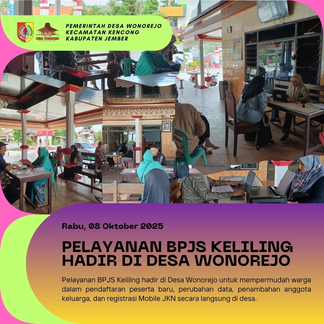 Pelayanan BPJS Keliling Hadir di Desa Wonorejo, Permudah Akses Layanan JKN-KIS bagi Warga